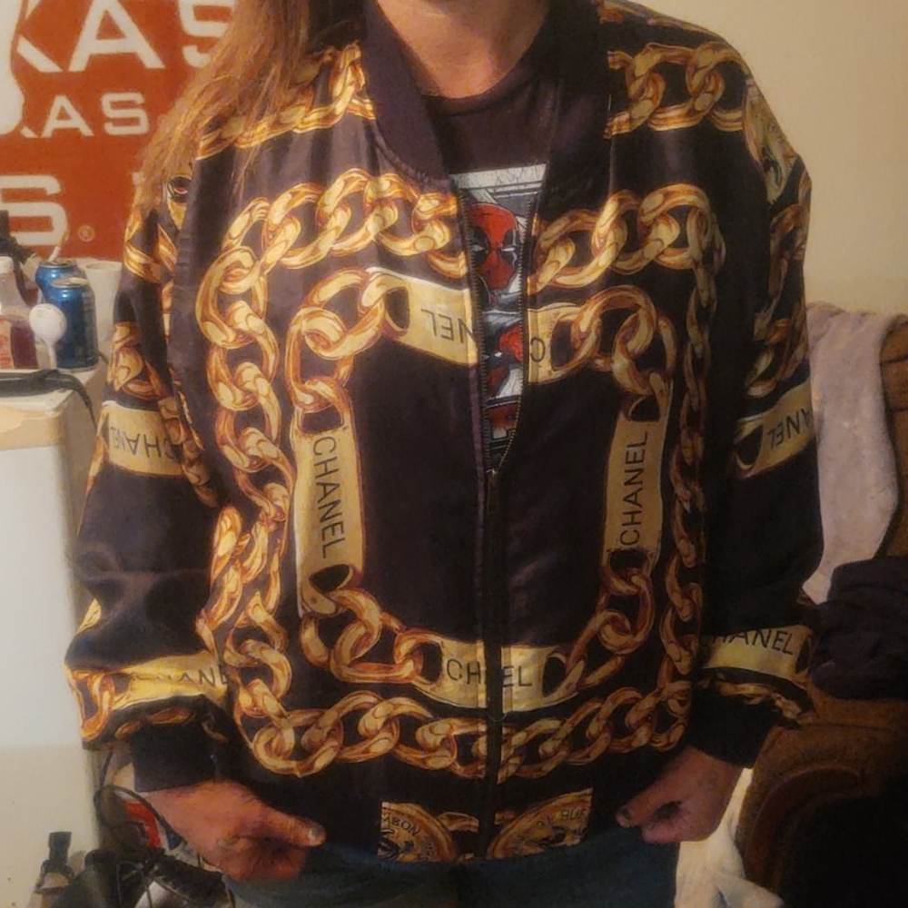 Chanel vintage bomber jacket